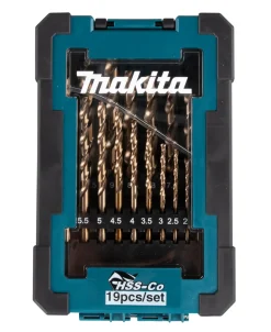 Zestaw wierteł do metalu HSS-Co 19szt. Makita D-67561