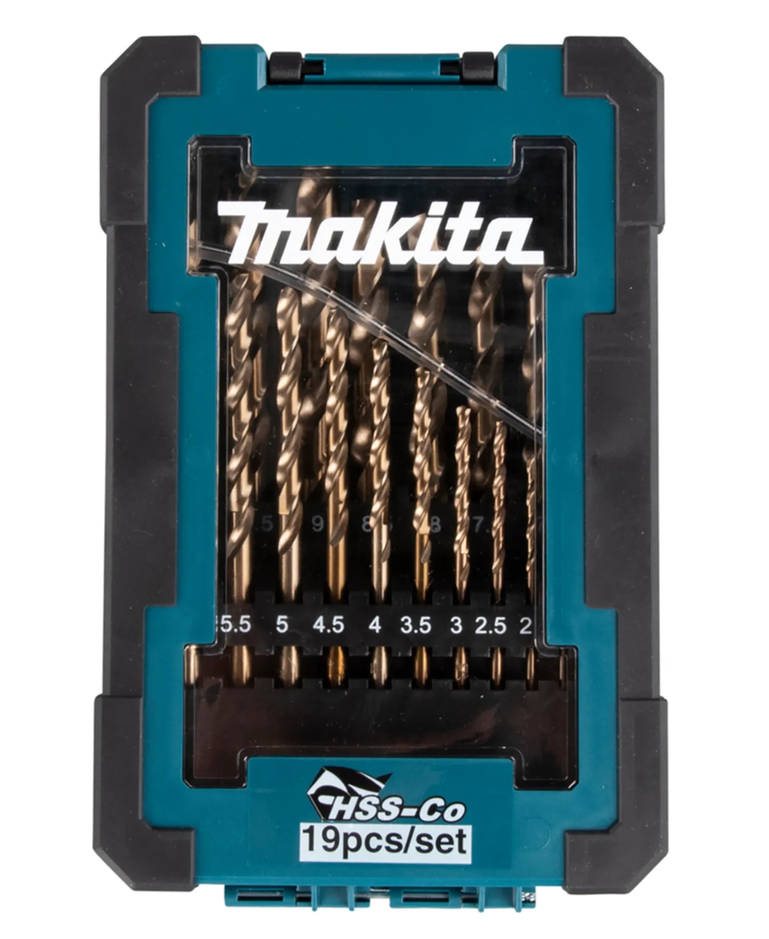 Zestaw wierteł do metalu HSS-Co 19szt. Makita D-67561
