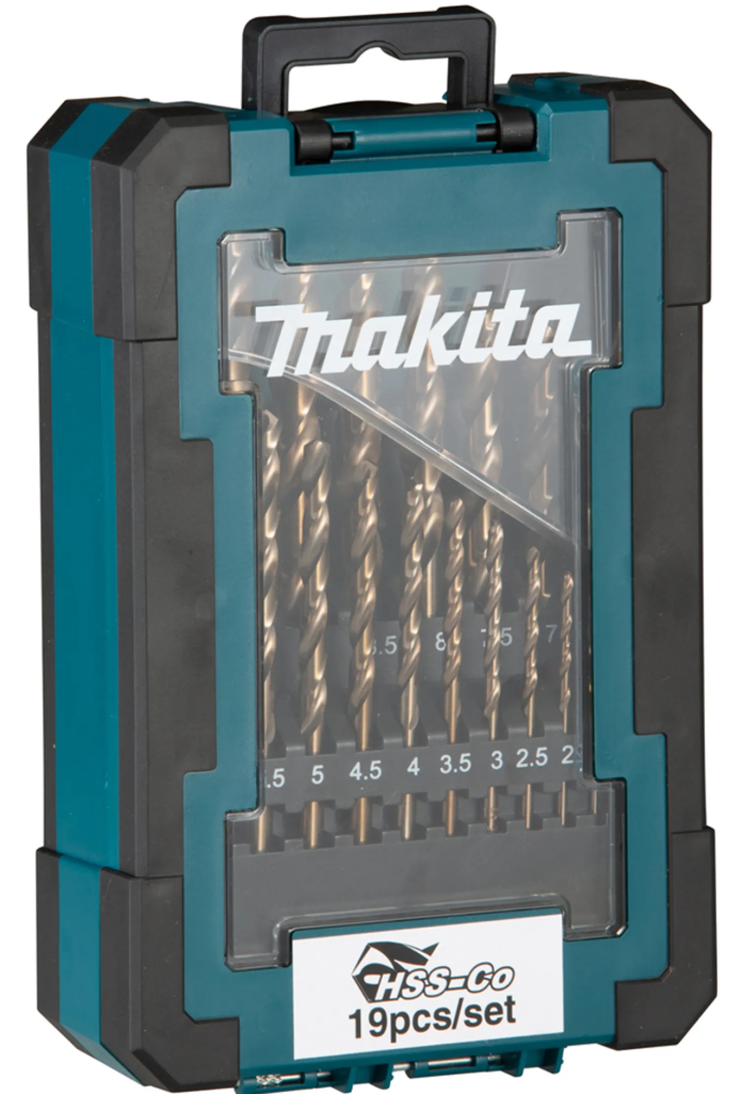 Zestaw wierteł do metalu HSS-Co 19szt. Makita D-67561