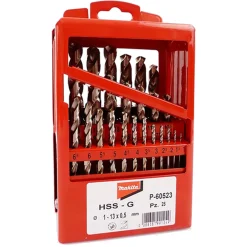 Zestaw wierteł do metalu HSS-G 25szt Makita P-60523