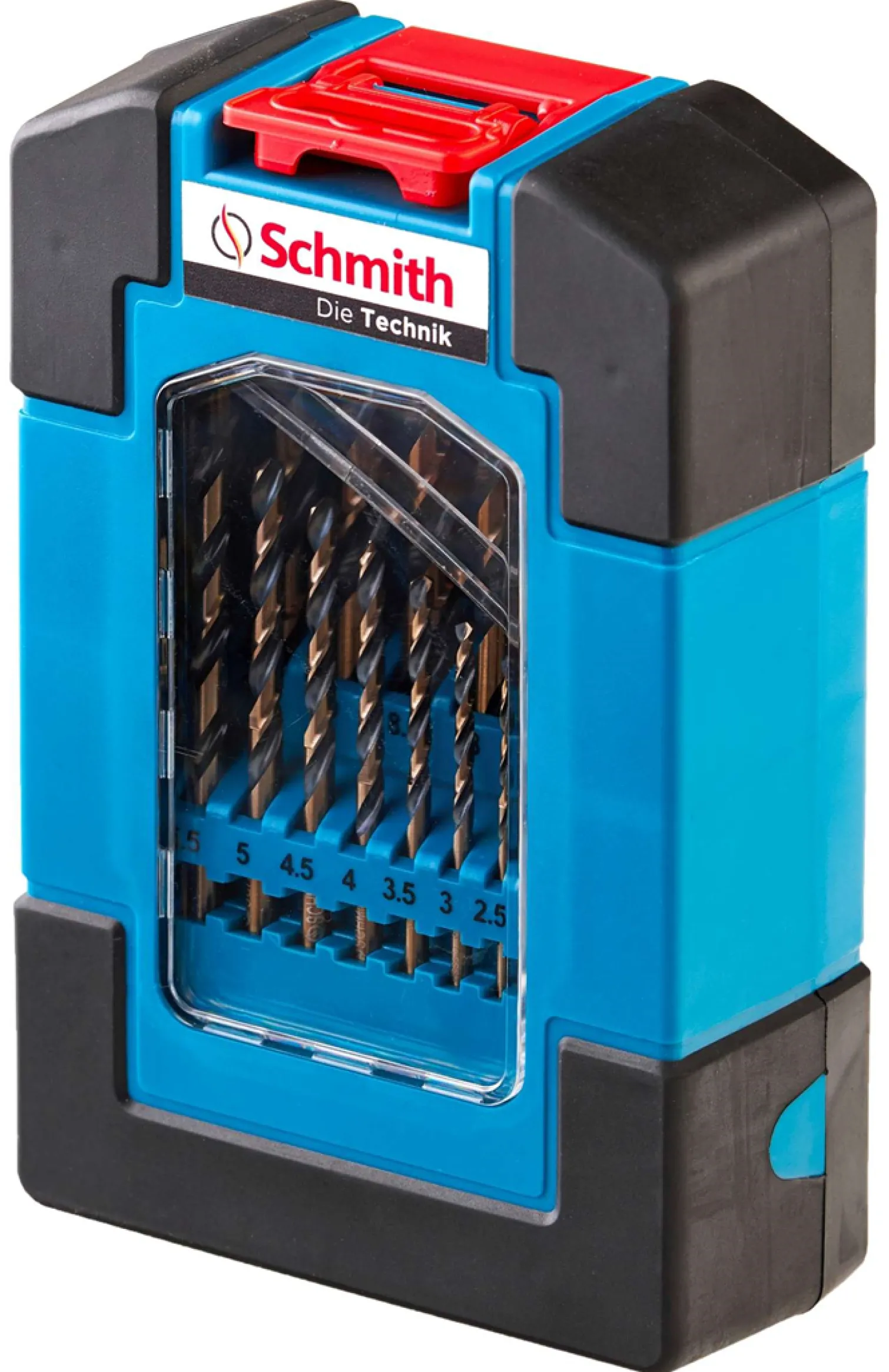 Zestaw wierteł do metalu HSS pro 19szt. Schmith SQWMP-01