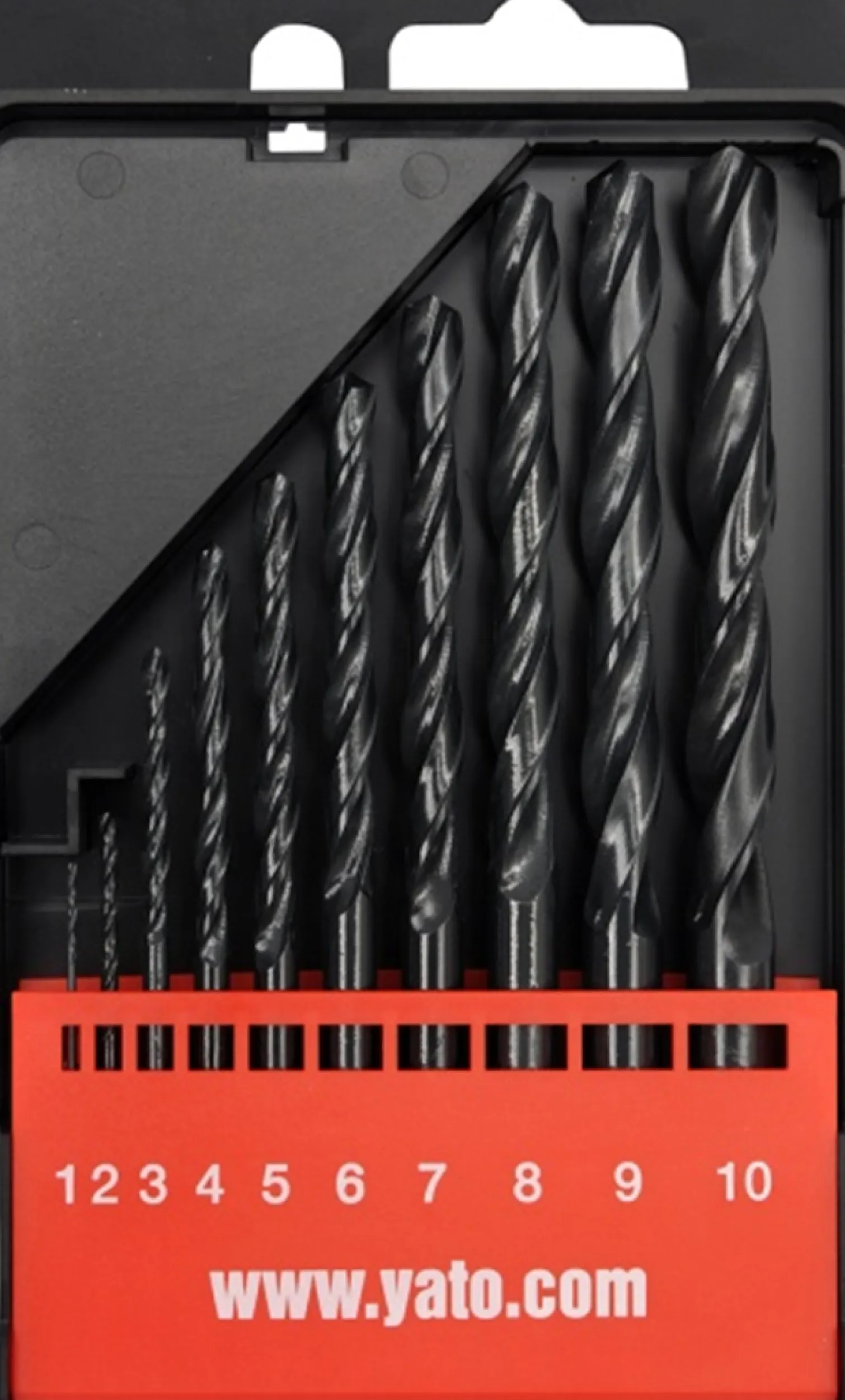 Zestaw wierteł do metalu hss 10 sztuk 1 - 10 mm Yato YT-4461