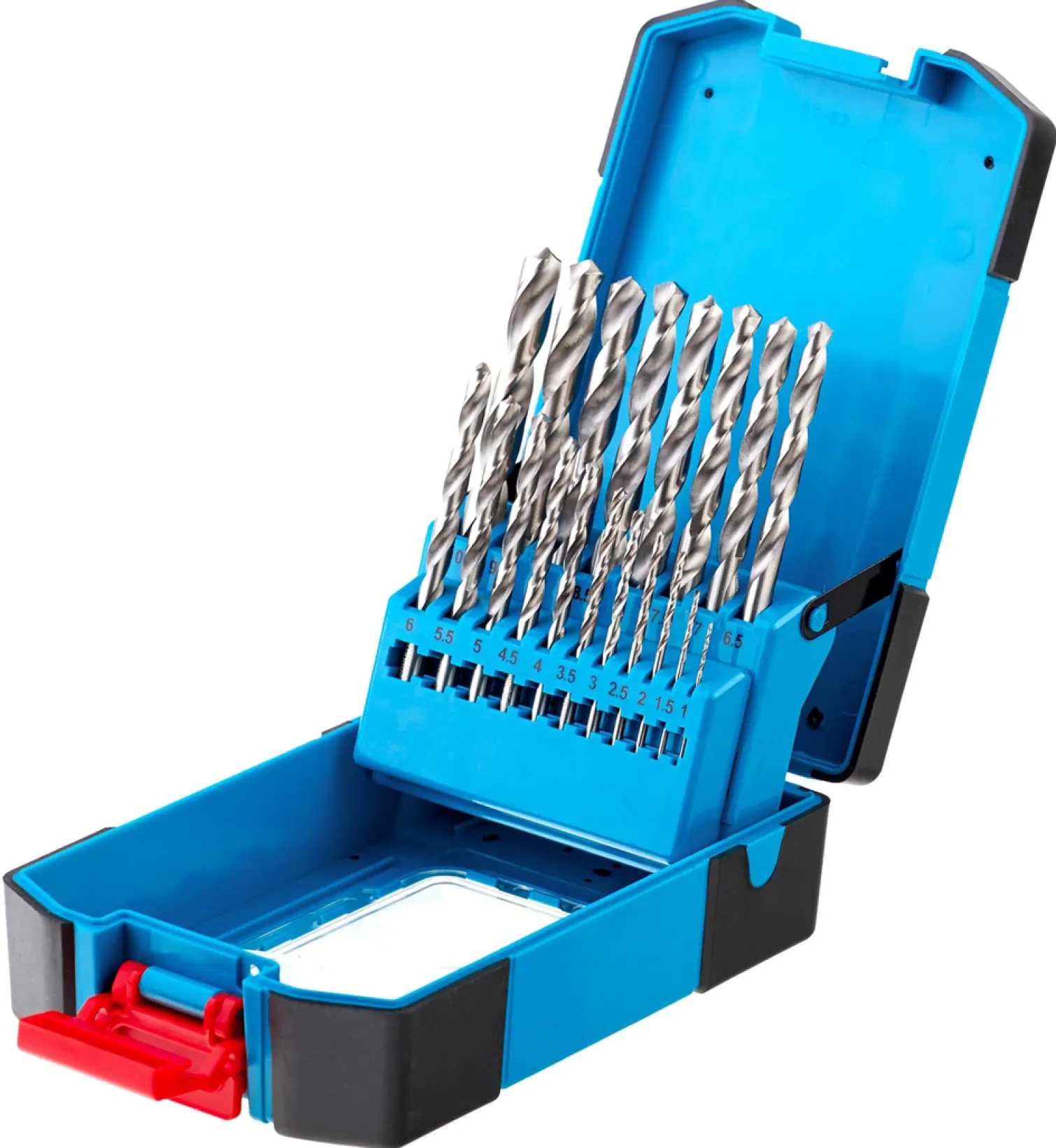 Zestaw wierteł do metalu HSS 19szt. Schmith SQWM-01