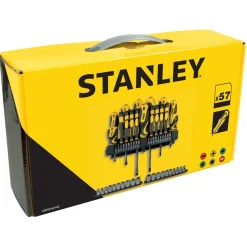 Zestaw wkrętaków, bitów i nasadek 57szt. Stanley STHT0-62143