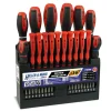 Zestaw wkrętaków i bitów 36szt ze stojakiem, stal S2 Hillen&Mohr Tools 17W096