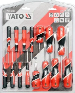 Zestaw wkrętaków 15szt. Yato YT-25981