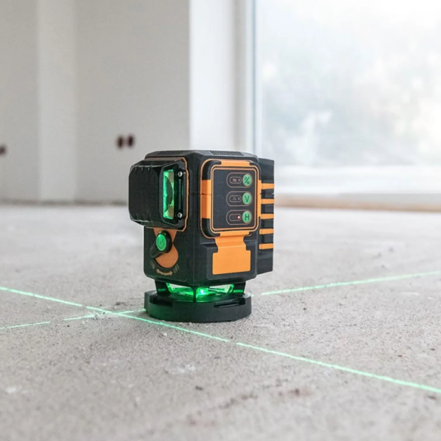 Zielony laser krzyżowy płaszczyznowy 3x360° Geo-Fennel Geo6-XR GREEN SP Li-Ion