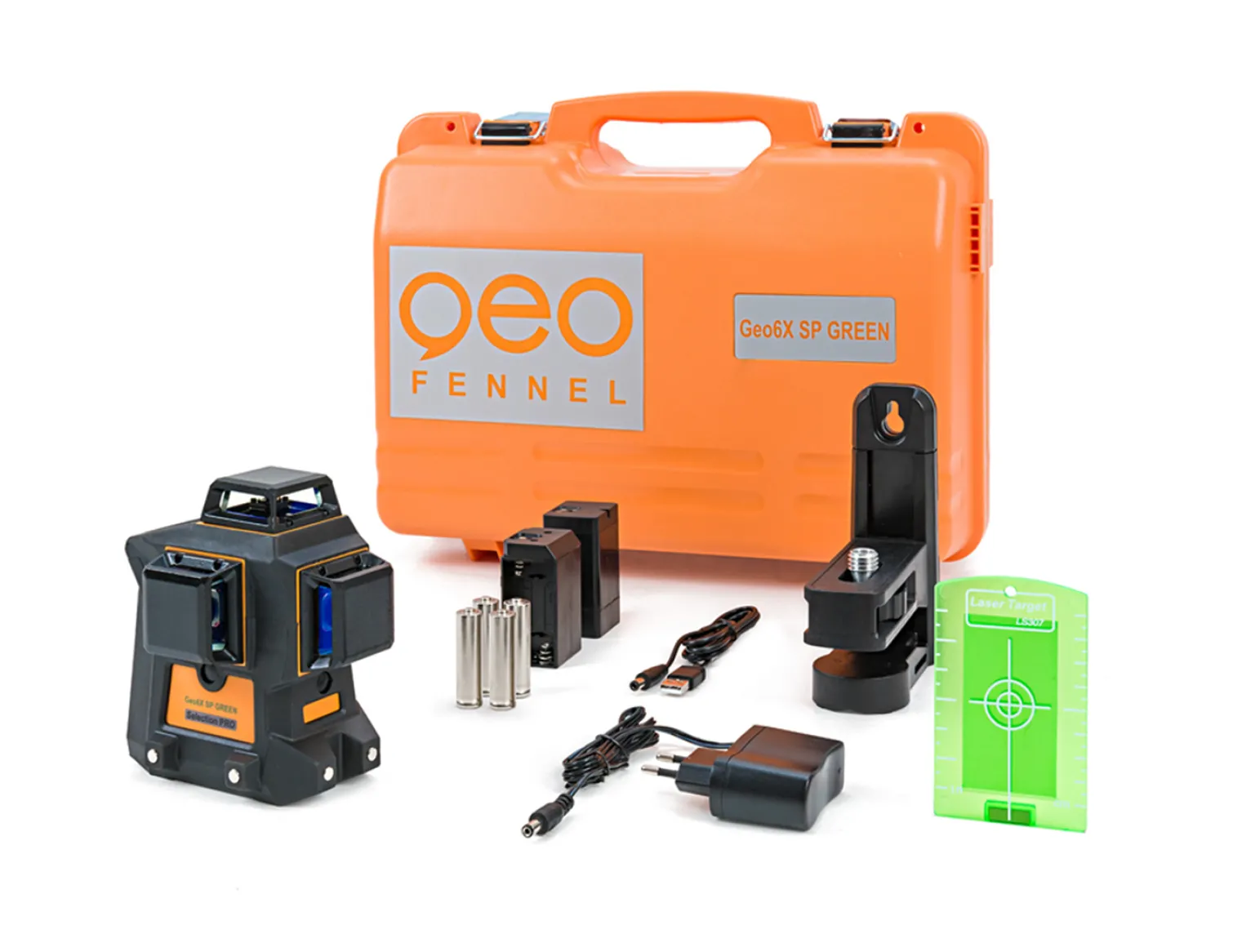 Zielony laser krzyżowy płaszczyznowy 3x360° w walizce Geo-Fennel Geo6X GREEN SP Li-Ion