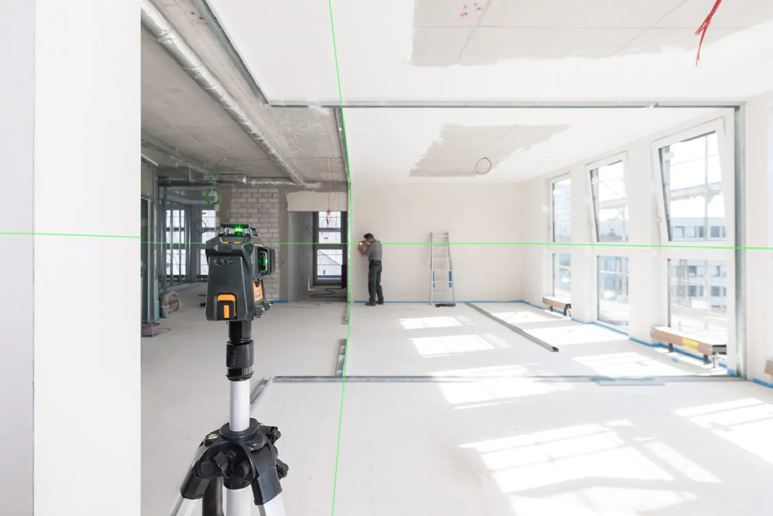 Zielony laser krzyżowy płaszczyznowy 3x360° w walizce Geo-Fennel Geo6X GREEN SP Li-Ion