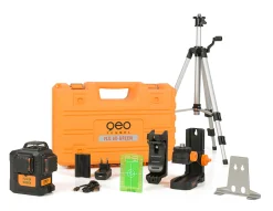 Zielony laser krzyżowy płaszczyznowy 3x360° Geo-Fennel FLG 6X-GREEN MAXI SET