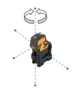 Zielony laser punktowo-krzyżowy Geo-Fennel CrossPointer5 GREEN SP