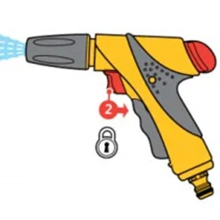 Zraszacz pistoletowy prosty 3-funkcyjny Jet Spray Plus Hozelock 2682