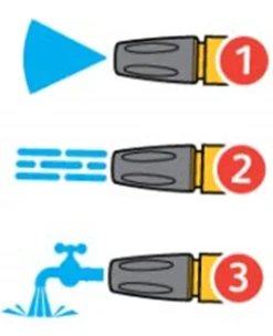 Zraszacz pistoletowy prosty 3-funkcyjny Jet Spray Plus Hozelock 2682