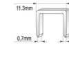 Zszywacz tapicerski 4 - 14 mm /0,7/ Yato YT-7007