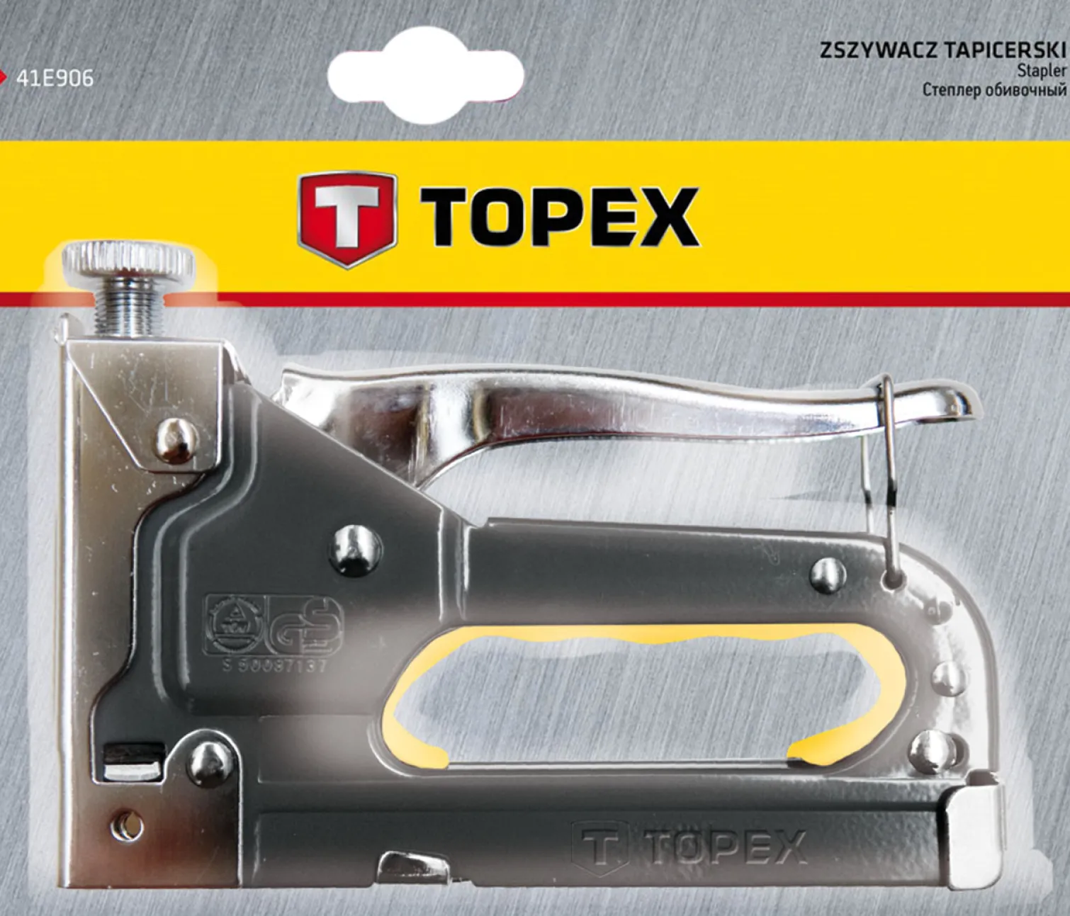 Zszywacz tapicerski 6-14mm, zszywki typ J Topex 41E905